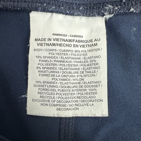 Nike Womens Dri-FIT Navy Blue Athletic Leggings Size S - Picture 7 of 8